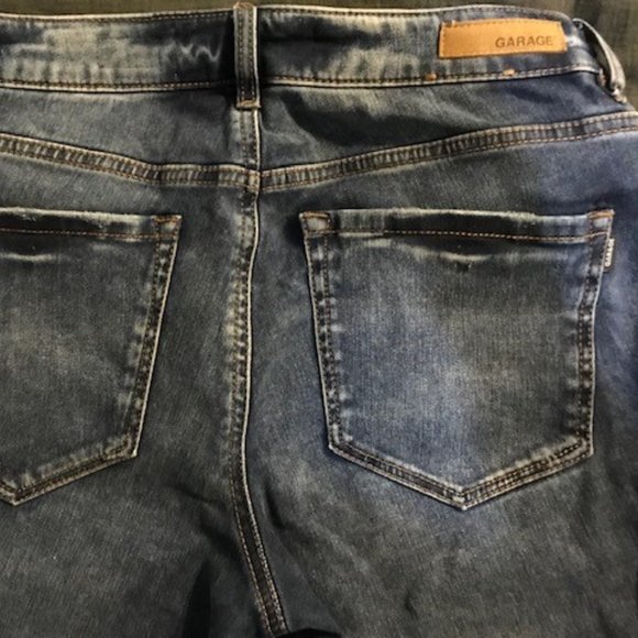 Garage High-Waist Ripped Skinny Jeans - Picture 12 of 13